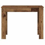 vidaXL Bureau vieux bois 100x45x75 cm bois d'ingénierie