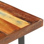 vidaXL Table basse 142x90x42 cm Bois de récupération massif