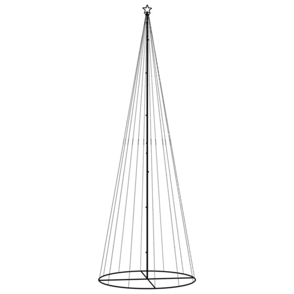 vidaXL Arbre de Noël cône 732 LED Blanc chaud 160x500 cm