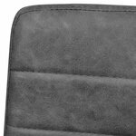 vidaXL Chaises à manger cantilever lot de 6 gris similicuir