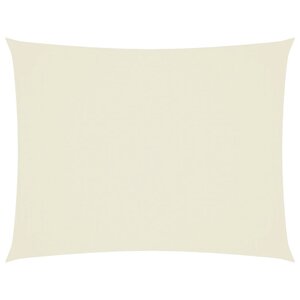 vidaXL Voile de parasol tissu oxford rectangulaire 2x3 m crème