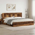 vidaXL Cabinet de Tête de Lit Bois ancien Bois d’ingénierie