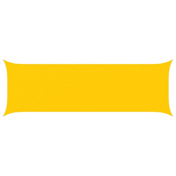 vidaXL Voile d'ombre Jaune 6 x 2 m 100   polyester Oxford