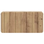 vidaXL Cabinet de chevet mural 2 pc Chêne artisanal 49 x 34 5 x 24 cm