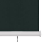vidaXL Store roulant d'extérieur 80x140 cm Vert foncé PEHD