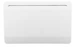 Radiateur électrique fixe 1500w à inertie sèche en céramique horizontal blanc bestherm - détecteur fenêtre ouverte