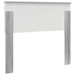 vidaXL Tête de lit Gris Sonoma 100 cm Bois d'ingénierie