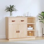 vidaXL Buffet 98 5x40x75 cm Bois massif de pin