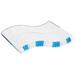 vidaXL Matelas à ressorts ensachés dureté moyenne 180x200 cm