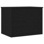 vidaXL Boîte de Rangement Chêne noir 60 x 42 x 46 cm Bois d'ingénierie