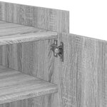 vidaXL Table basse sonoma gris 80x50x50 cm Bois d'ingénierie