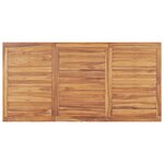 vidaXL Ensemble de salle à manger de jardin 5 pièces 180 x 90 cm en bois de teck massif