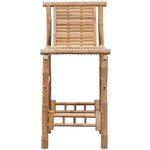 vidaXL Tabourets de bar lot de 2 bambou