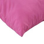 vidaXL Coussins décoratifs 4 Pièces Rose 40 x 40 cm tissu