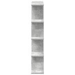 vidaXL Étagère cube murale 12 compartiments gris béton bois ingénierie