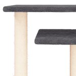 vidaXL Arbres à chat avec plates-formes gris foncé 62 5 cm