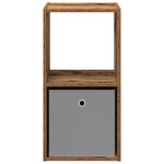 vidaXL Table de chevet Bois ancien 35 x 32 x 68 5 cm Bois d'ingénierie