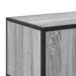 vidaXL Meuble TV sonoma gris 180x35x41 cm bois d'ingénierie