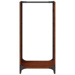 VidaXL Étagère à bois 40x30x80 cm acier résistant aux intempéries