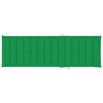 vidaXL Chaise longue double et coussins vert Bois de pin imprégné