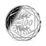 Jean de la fontaine - monnaie de 100€ argent