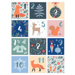 Stickers Carrés Pour Calendrier de l'Avent - Animaux