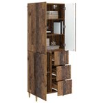vidaXL 2 Pièces Bois ancien