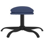 vidaXL Repose-pied Bleu 60x60x36 cm Tissu