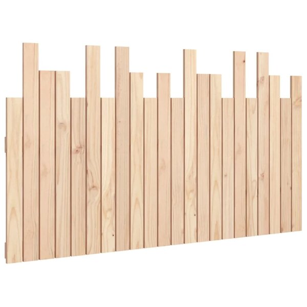 vidaXL Tête de lit murale 140x3x80 cm Bois massif de pin
