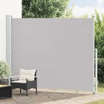 vidaXL Auvent latéral rétractable de patio 220x300 cm Gris