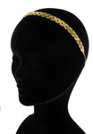 Gypsy: headband chaine or et métal doré à l'or fin
