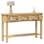 vidaXL Table console Corona 114x34 5x73 cm bois de pin massif