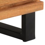 vidaXL Tables de chevet 2 Pièces 40x34x46 cm bois d'acacia massif