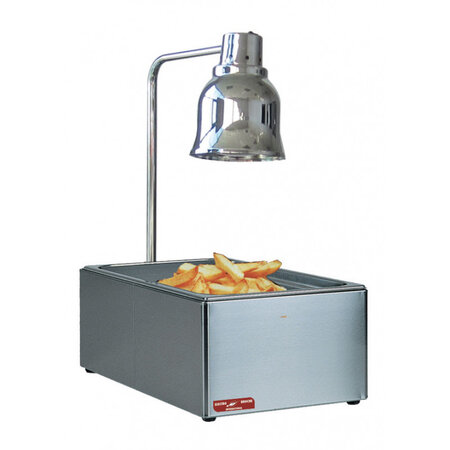 Réserve à frites chauffante infra-rouge gn 1/1 -  -