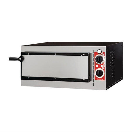 Fourpizza electrique compact 1 chambre - 1 pizza 32 cm - pisa gastro m -  - acier inoxydable 568x50x280mm