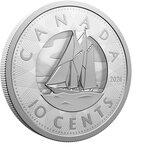 Pièce de monnaie en Argent g 111.65 Millésime 2026 BLUENOSE