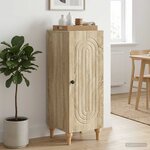 vidaXL Buffet Chêne Sonoma 33 x 34 5 x 90 cm Bois d'ingénierie