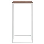 vidaXL Table d'appoint Blanc 40x30x59 cm Bois d'ingénierie