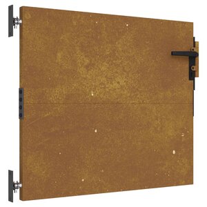 vidaXL Portail de jardin 85x75 cm acier corten