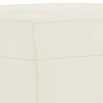 vidaXL Ensemble de canapés 4 Pièces crème velours