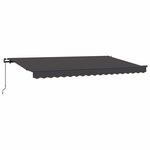 vidaXL Auvent Rétractable Anthracite 350 x 200 cm