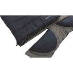 Outwell Sac de couchage Contour Lux Bleu foncé Fermeture éclair droite