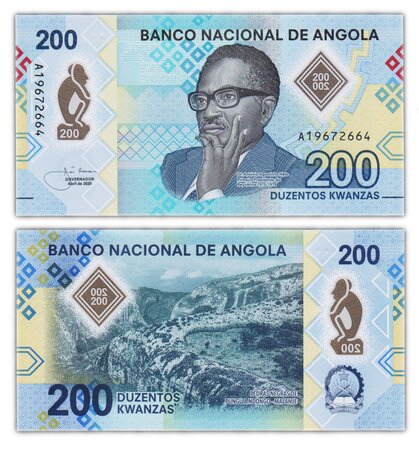 Billet de Collection 200 Kwanzas 2020 Angola - Neuf - PW160