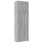 vidaXL Buffet haut sonoma gris 80x42 5x249 cm bois d'ingénierie