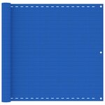 vidaXL Écran de balcon Bleu 90x300 cm PEHD