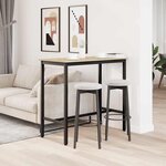 vidaXL table Chêne Sonoma 100 x 50 x 90 5 cm