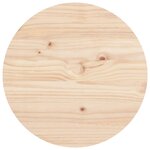 vidaXL Table basse Ø 55x60 cm Bois massif de pin