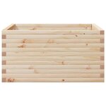 vidaXL Jardinière 90x90x46 cm bois de pin massif