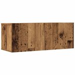 vidaXL Ensemble de meuble TV mural 7 Pièces vieux bois bois d'ingénierie