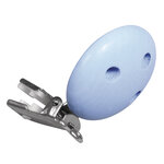 Clip en bois FSC 100  37mm ø  bleu layette  1 pce.